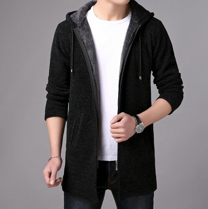 Men's Full Zip Knitted Cardigan Sweaters with Pockets