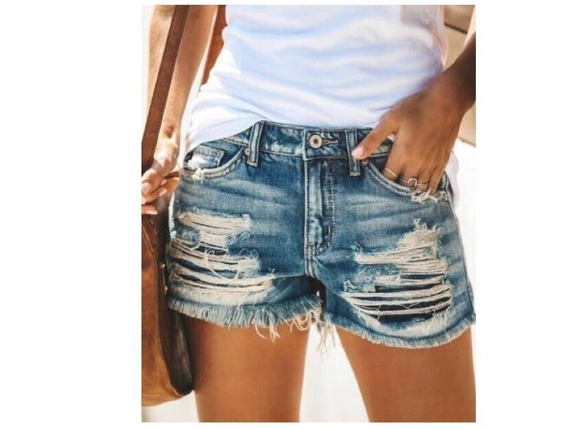 Women's Juniors Body Enhancing Denim Shorts