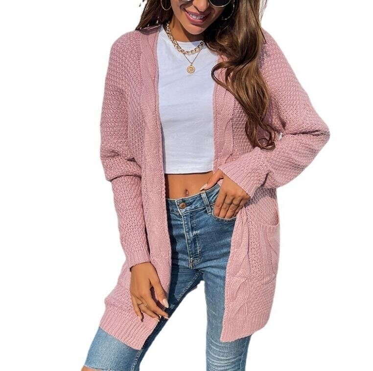 Casual Open Front Cardigan Sweater