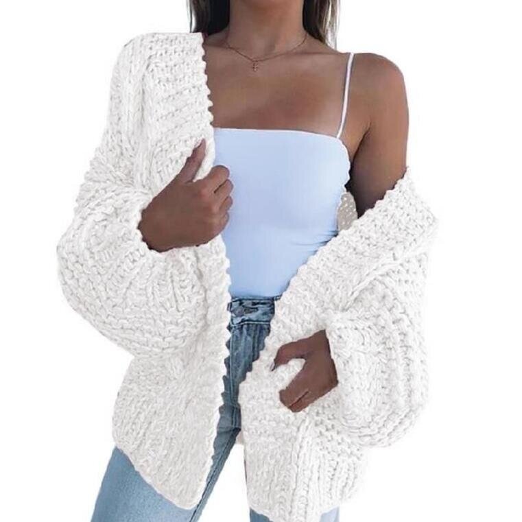 Chunky Knit Sweater Cardigan