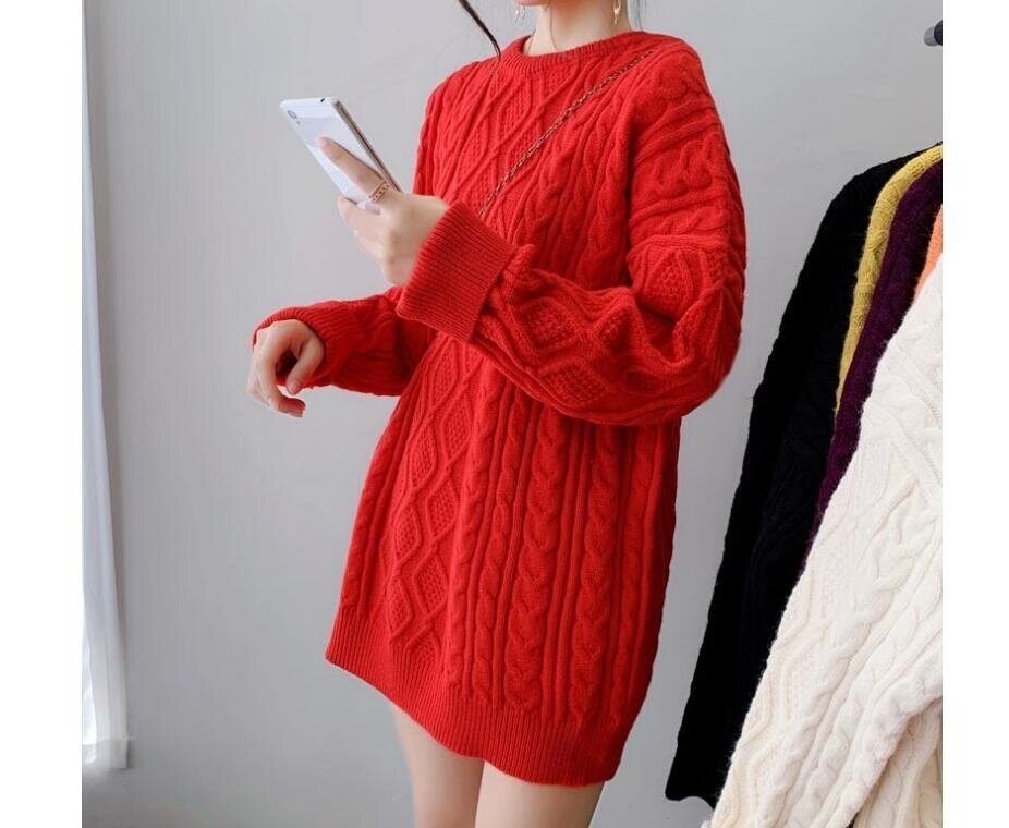 Long Sleeve Oversized Pullover Sweaters Outerwear