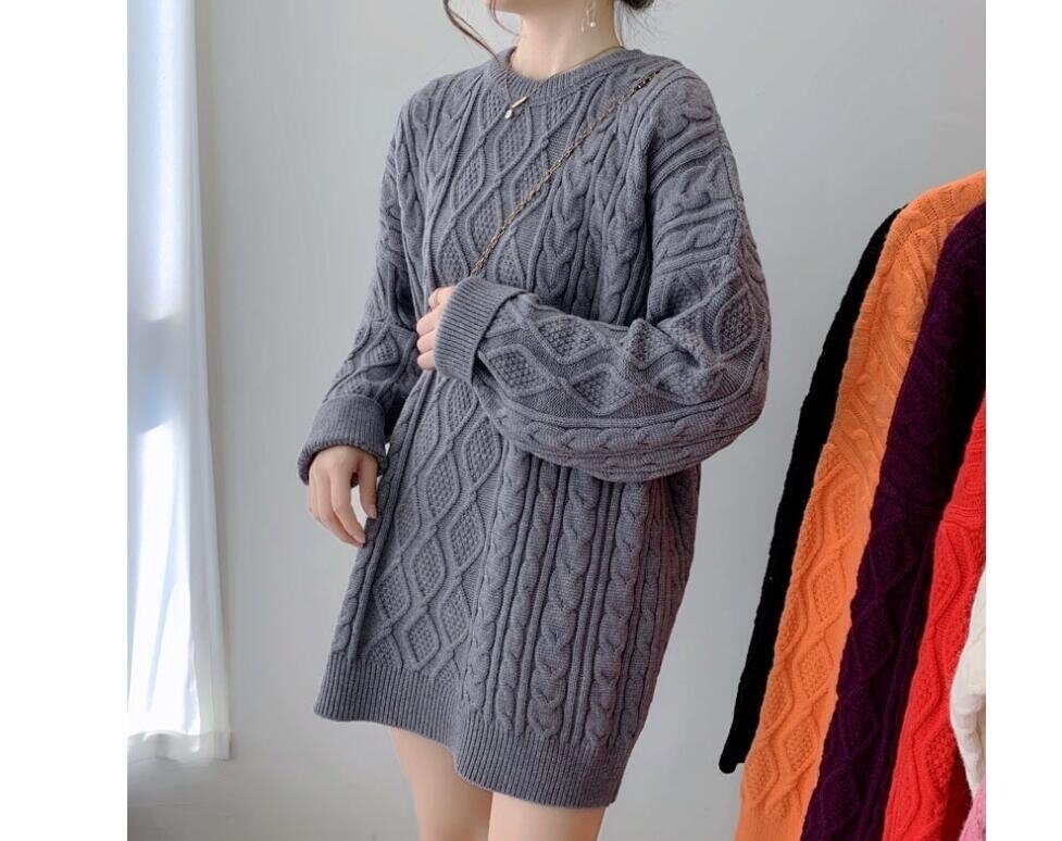 Long Sleeve Oversized Pullover Sweaters Outerwear