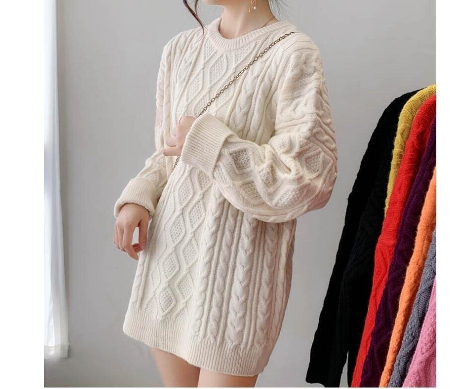 Long Sleeve Oversized Pullover Sweaters Outerwear