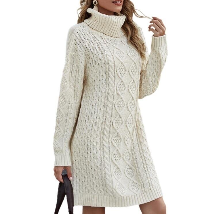 Turtleneck Knitwear Long Sleeve Soft Basic Knit Sweater