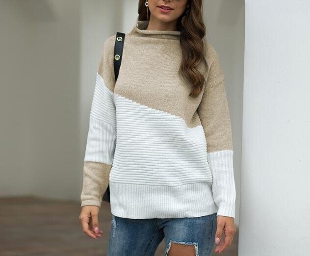 Turtleneck Knit Pullover Sweaters