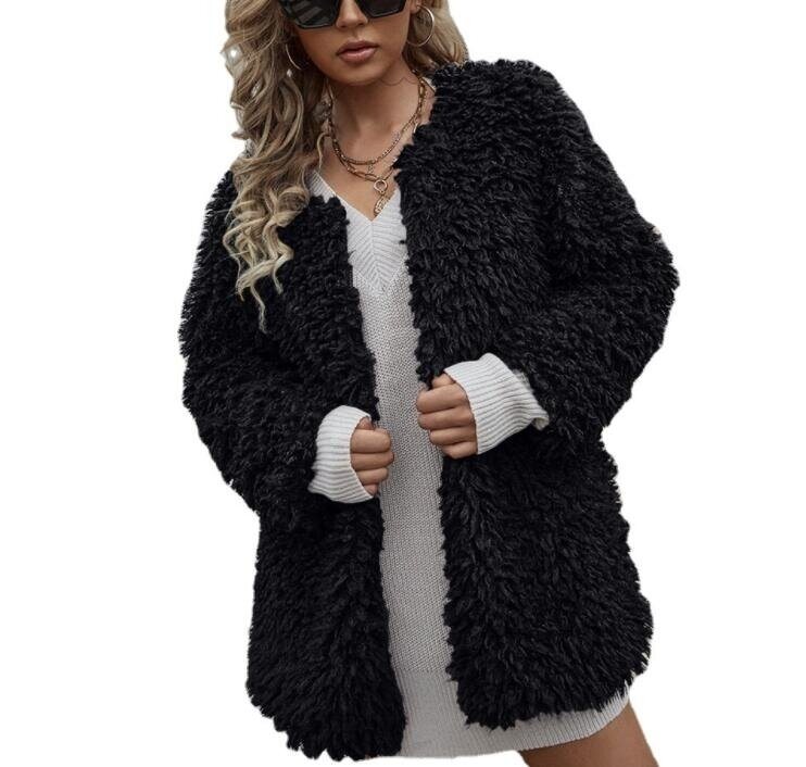 Faux Fur Coat Outwear Jacket Cardigan