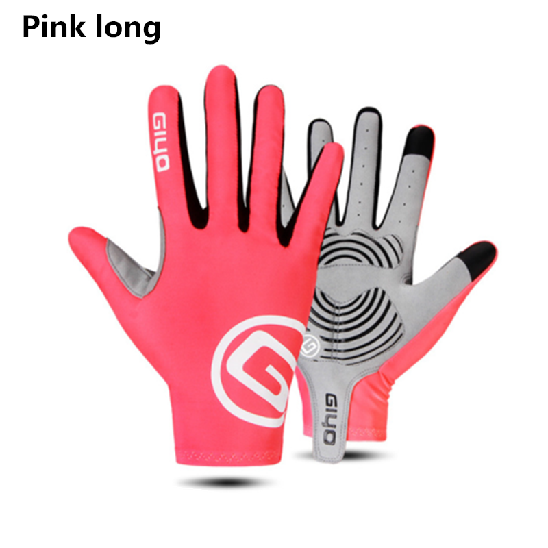 GIYO Touch Screen Long Full Fingers Half Fingers Gel Sports Cycling Gloves MTB Road Bike Riding Racing Women Men Bicycle Gloves