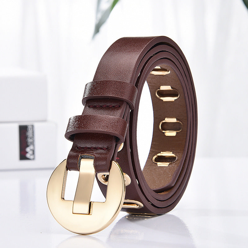 Leather Belts For Women luxury designer brand Belt female Buckle Ladies Belts Strap Students Belts for Women