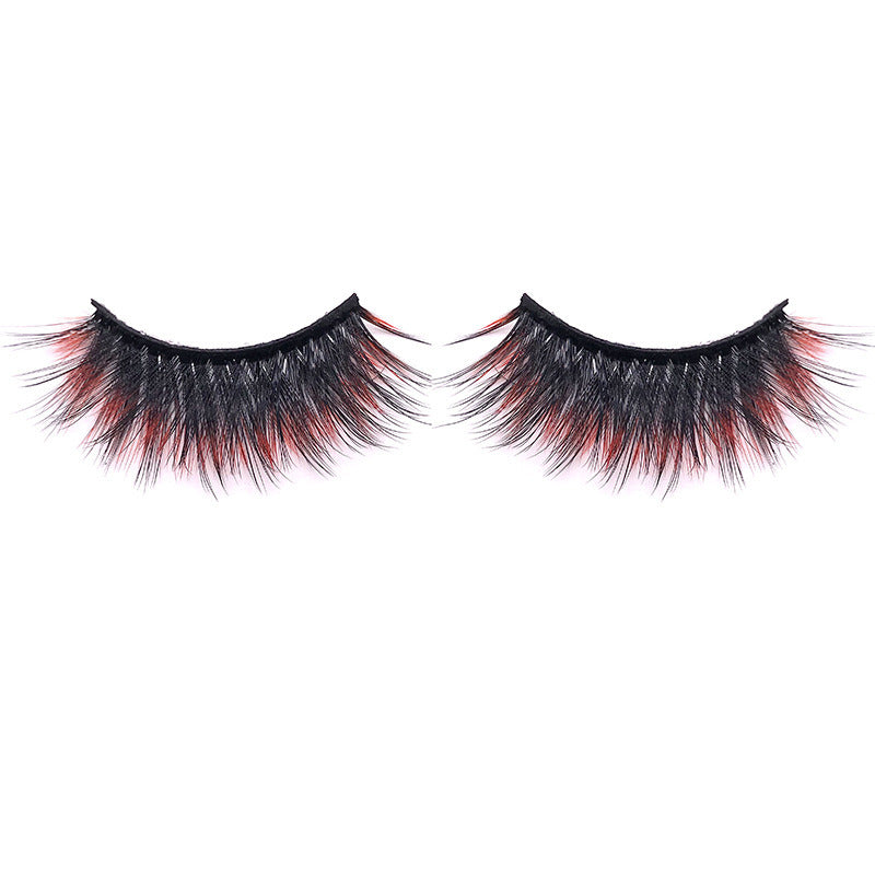 Three-Dimensional Multi-Layer Stage Makeup Color Eyelashes