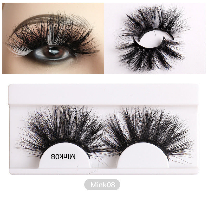 Color Mink Hair False Eyelashes Naturally Fit Thick Eyelashes