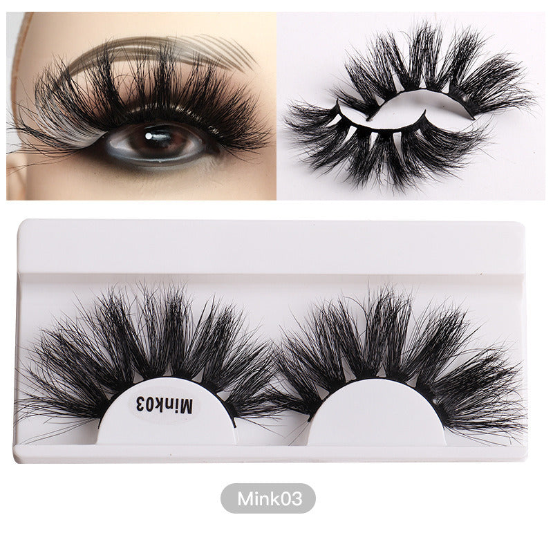 Color Mink Hair False Eyelashes Naturally Fit Thick Eyelashes