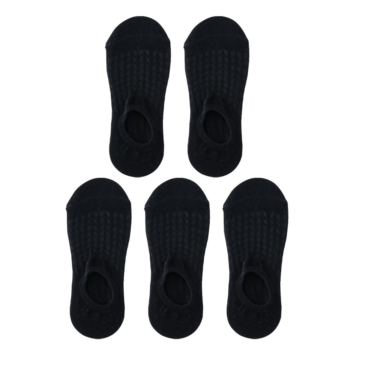 Invisible Women Boat Socks Summer Silicone Non-slip Ankle Low Female Cotton Thin Show Breathable Calcetines Chaussette 5 Pair