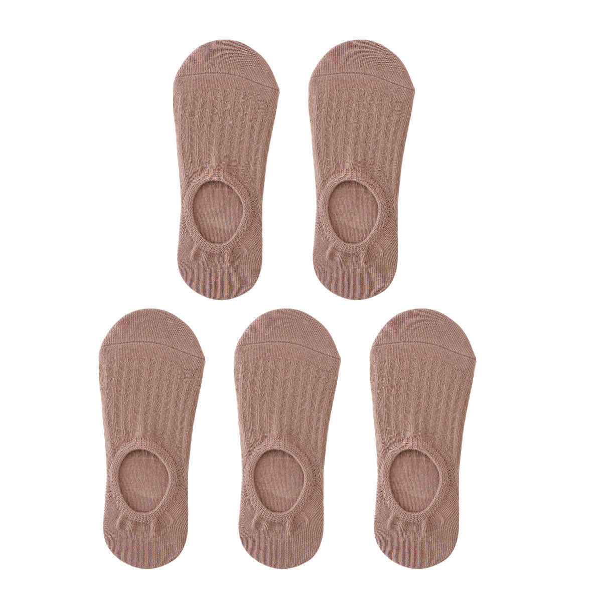 Invisible Women Boat Socks Summer Silicone Non-slip Ankle Low Female Cotton Thin Show Breathable Calcetines Chaussette 5 Pair