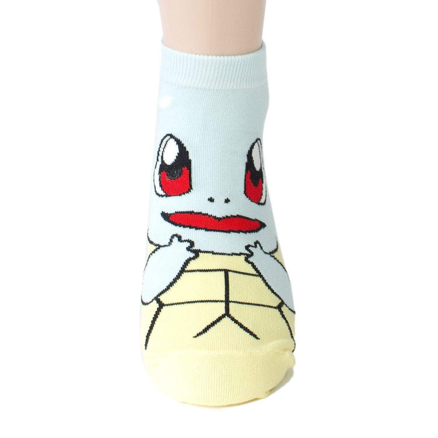 Kawaii Anime Socks Men Cute Cartoon Figures Squirtle Ladies Funny Socks Women Breathable Cotton Short Socks