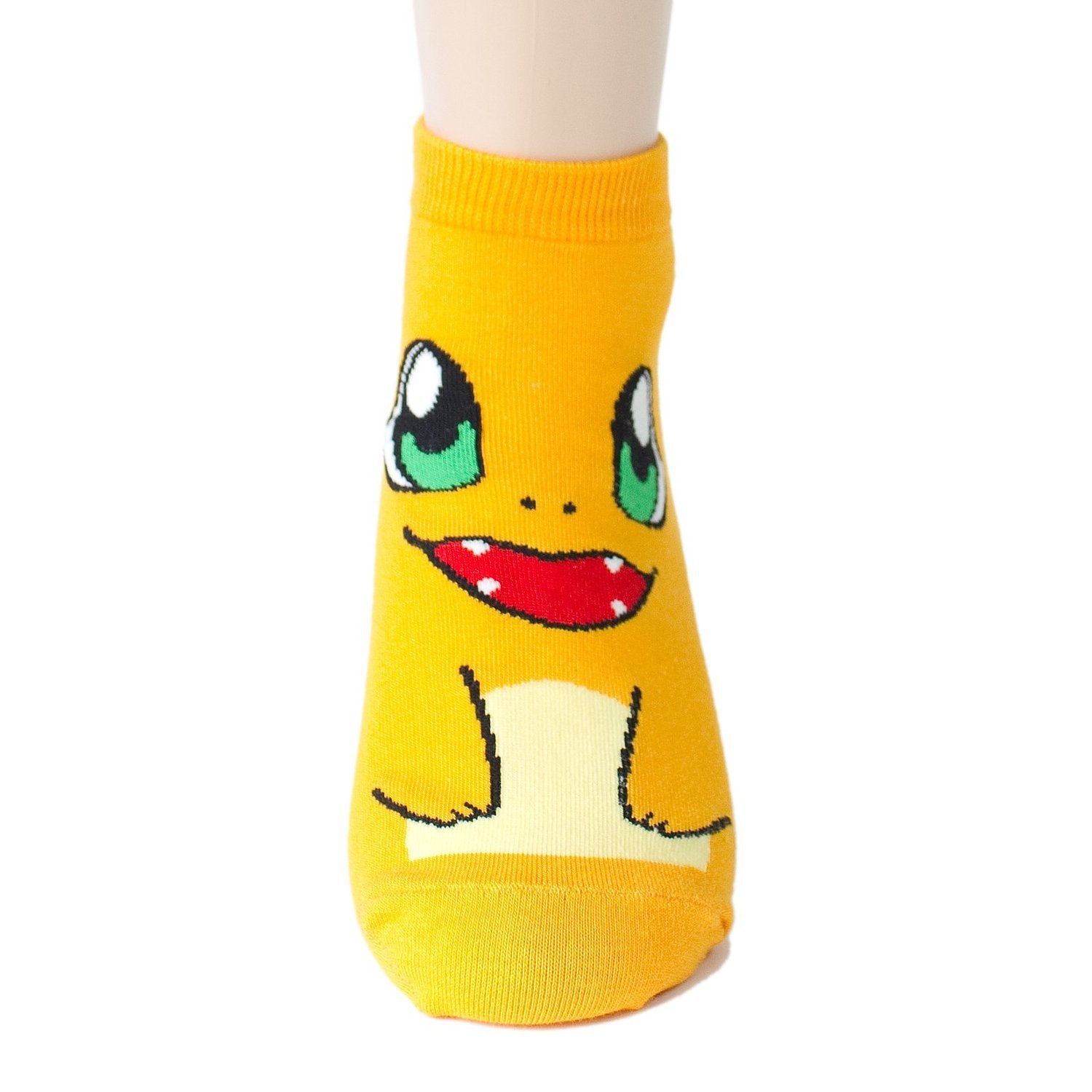 Kawaii Anime Socks Men Cute Cartoon Figures Squirtle Ladies Funny Socks Women Breathable Cotton Short Socks