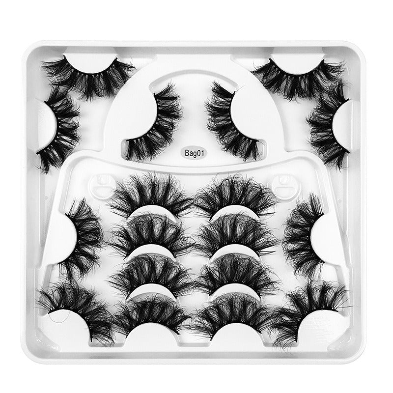 9 to Install Three-Dimensional Thickened Chemical Fiber False Eyelashes