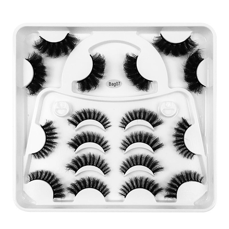 9 to Install Three-Dimensional Thickened Chemical Fiber False Eyelashes