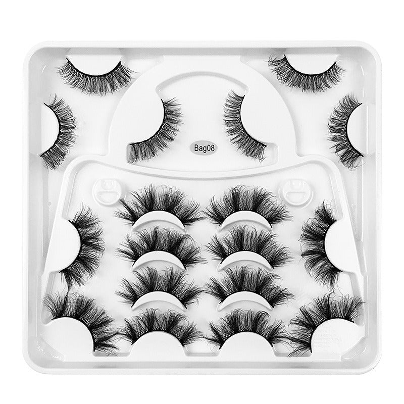 9 to Install Three-Dimensional Thickened Chemical Fiber False Eyelashes