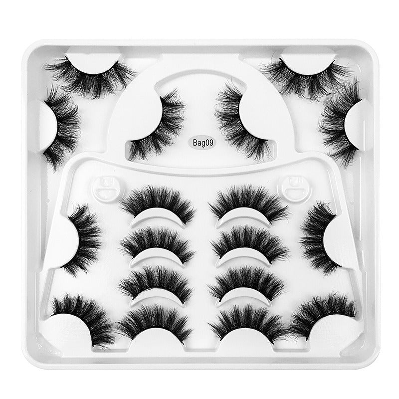 9 to Install Three-Dimensional Thickened Chemical Fiber False Eyelashes