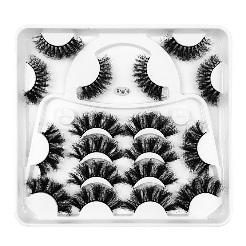 9 to Install Three-Dimensional Thickened Chemical Fiber False Eyelashes