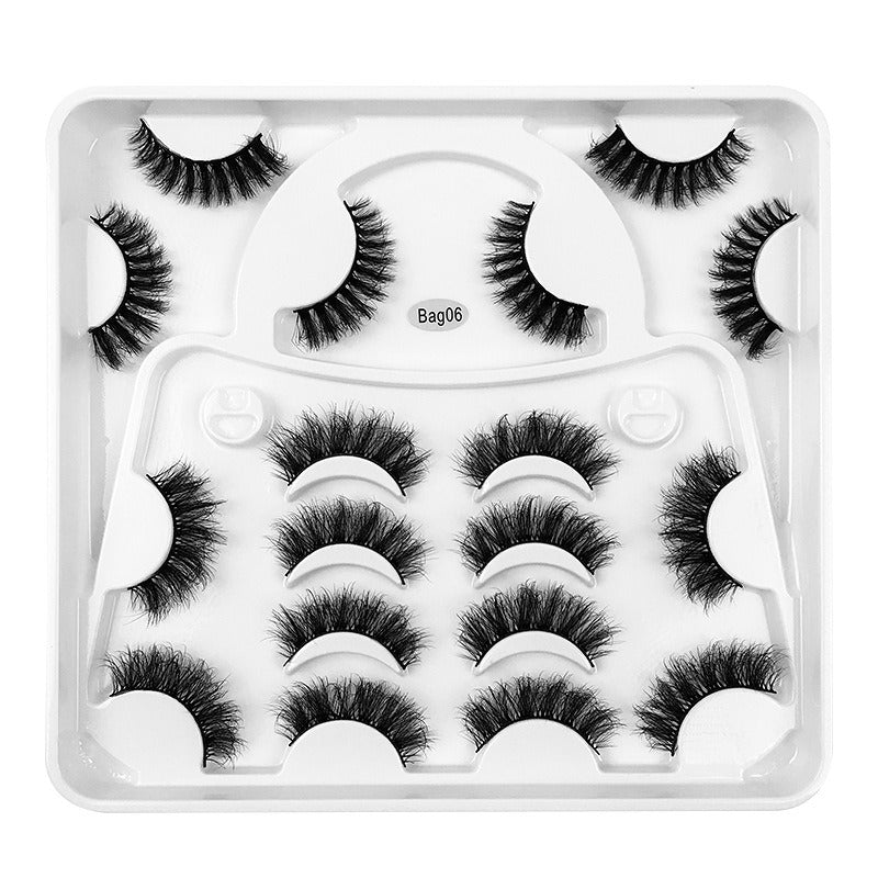 9 to Install Three-Dimensional Thickened Chemical Fiber False Eyelashes