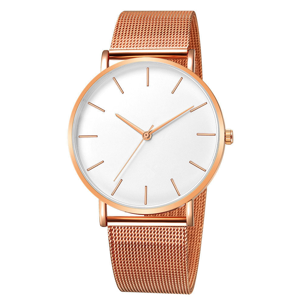 Vrouwen Horloge Rose Goud Montre Femme 2022 Mesh Riem Ultra-Dunne Mode Relojes Para Mujer Luxe Horloges Reloj muje