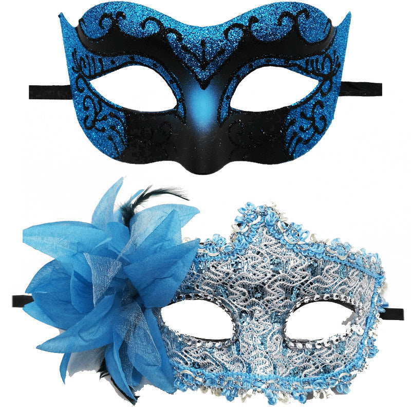 Couple Masquerade Masks Venetian Halloween Costume Mask