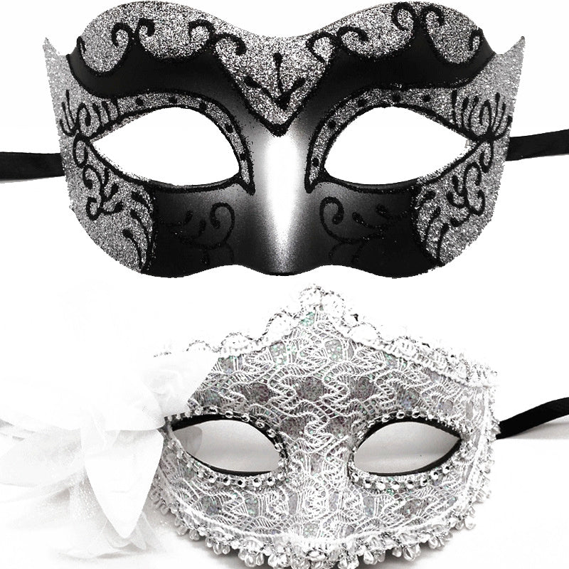 Couple Masquerade Masks Venetian Halloween Costume Mask