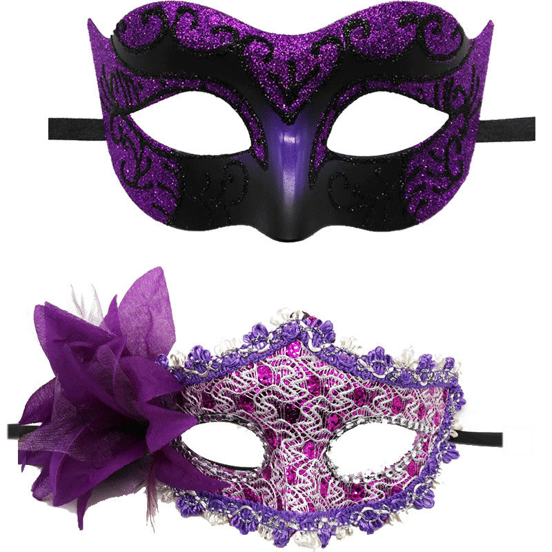 Couple Masquerade Masks Venetian Halloween Costume Mask