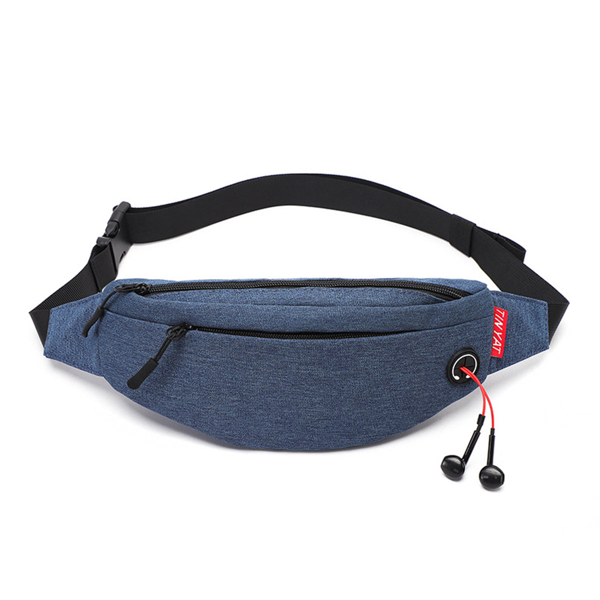 Men's Sports Waist Bag Mobile Phone Waist Bag Outdoor Waterproof Shoulder Messenger Bag