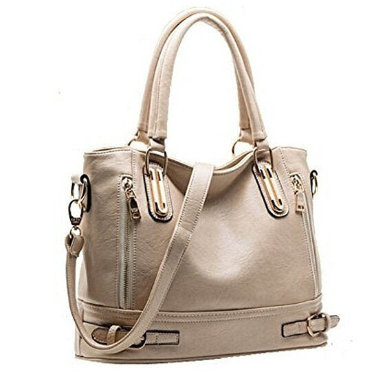 Leather Fashion Handbag in 4 Color Choices