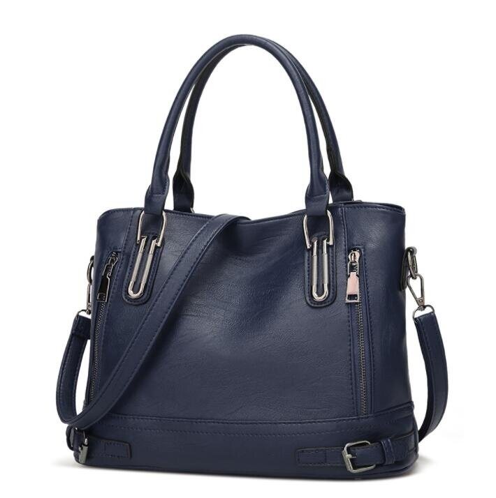 Leather Fashion Handbag in 4 Color Choices