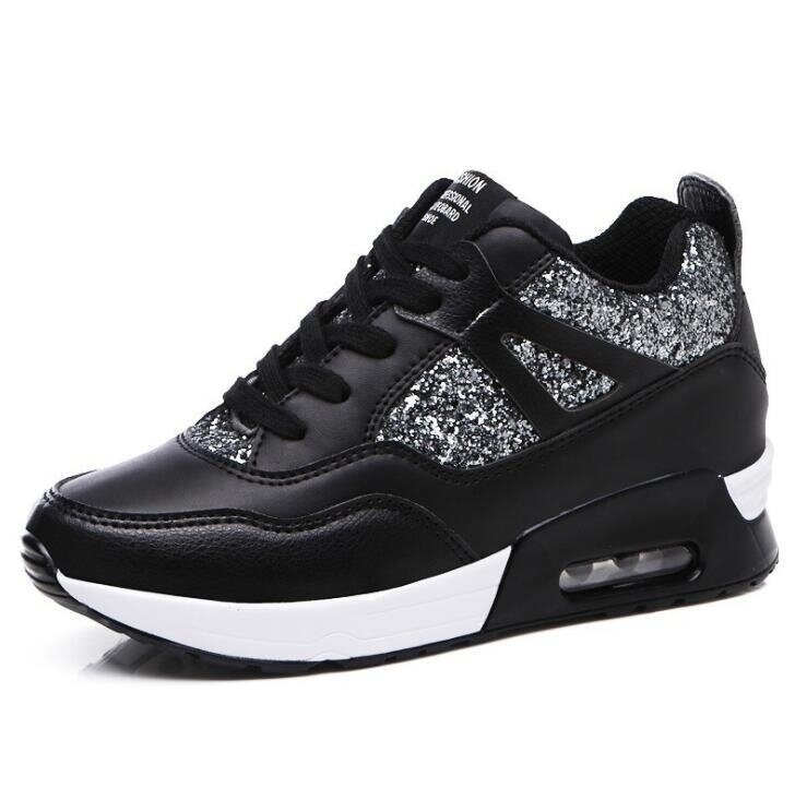 Sequin Lace up Sneakers