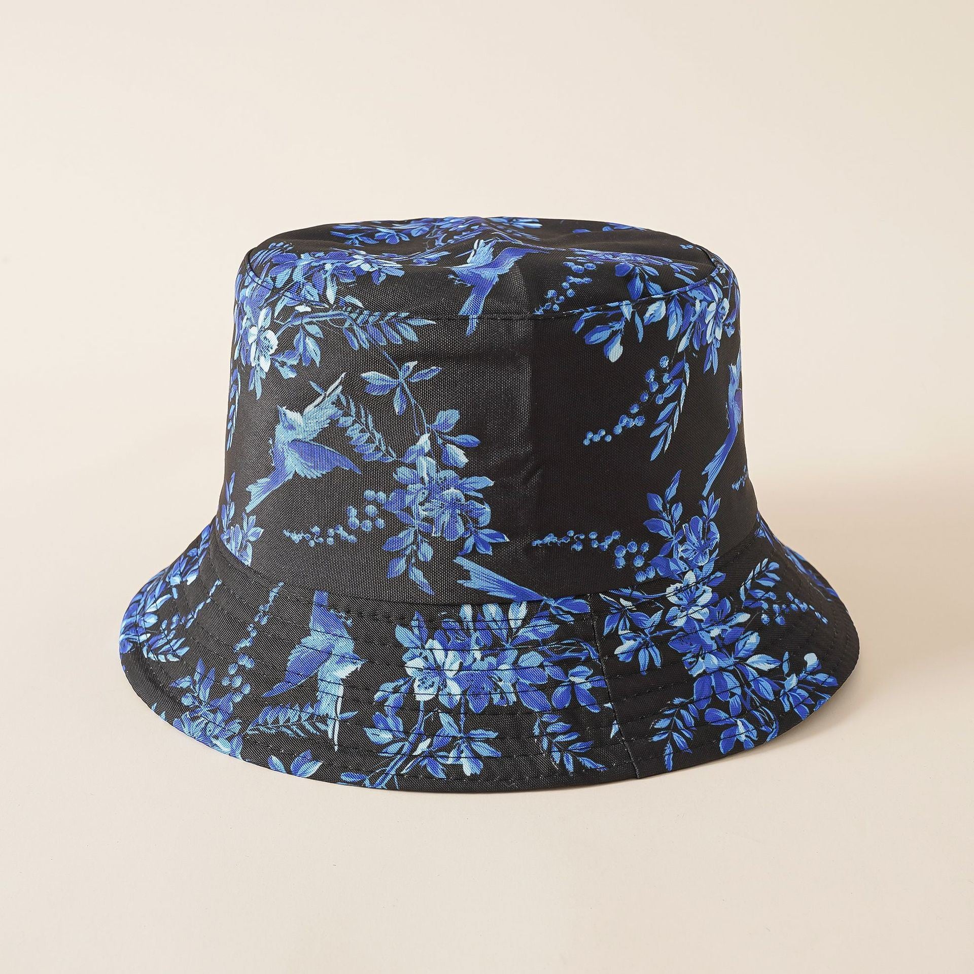 Fisherman hat plant leaf hat tide double-sided wearing European and American creative pot cap to cover face breathable cap sun visor