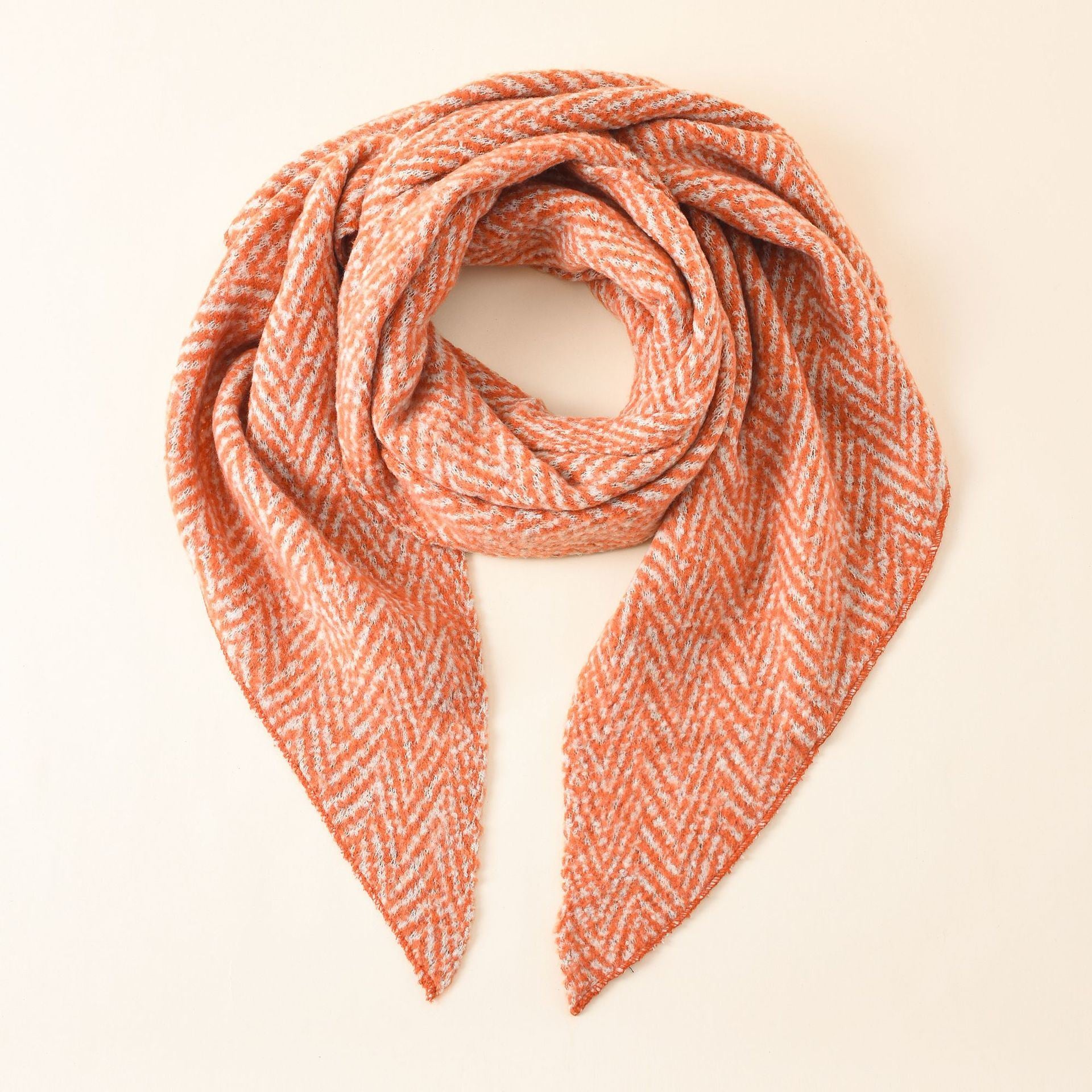 Ladies imitation cashmere Korean version trend fashion solid color scarf thickened and warm