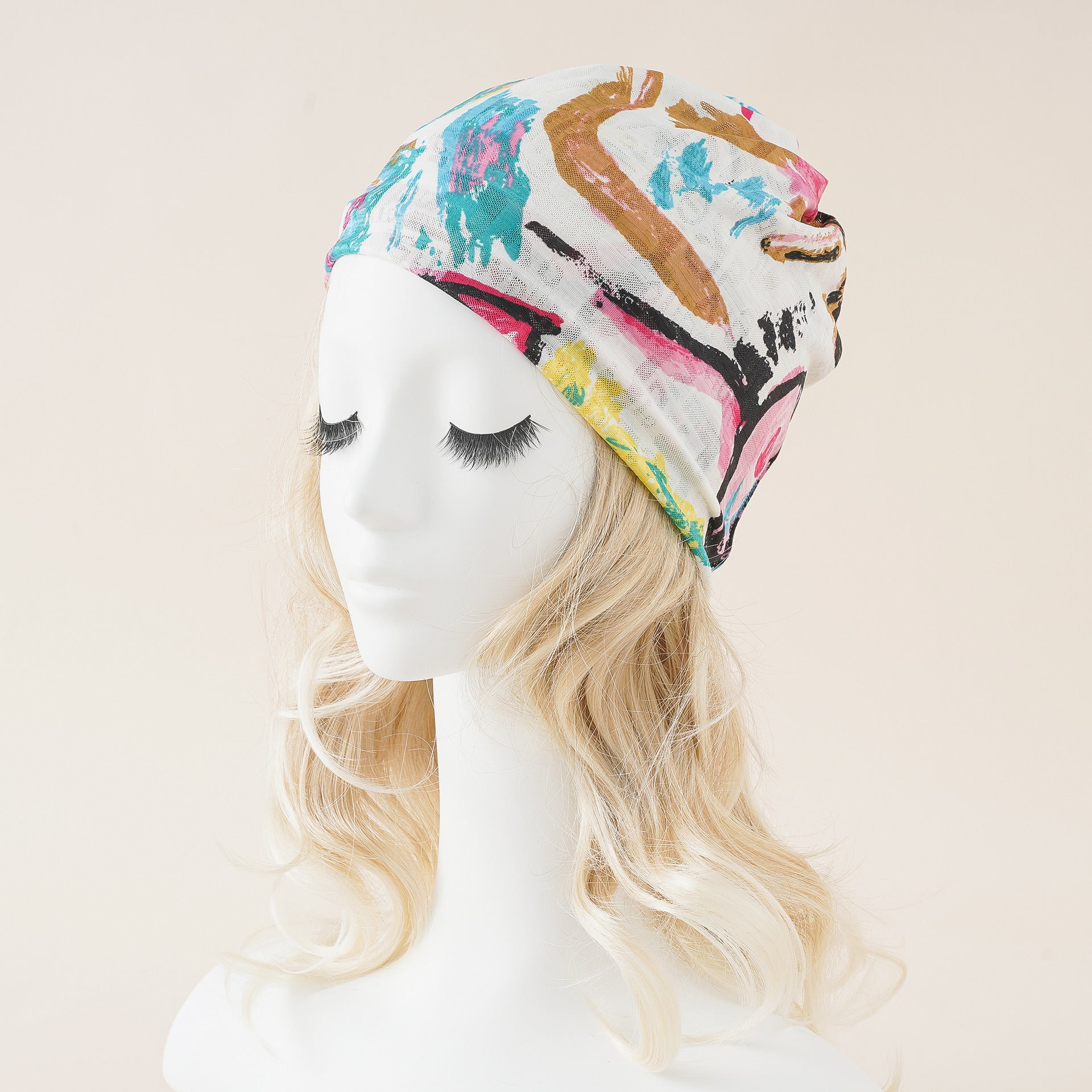 Scarf hat summer fashion thin scarf hat dual-use riding outdoor trendy multicolor new women