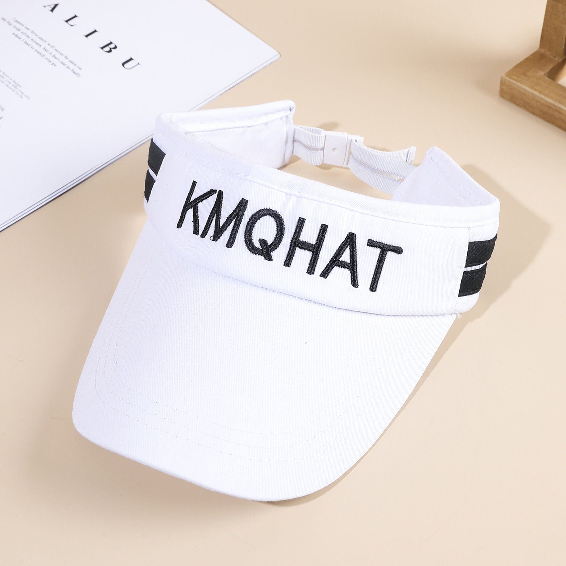 New fashion simple embroidery sunshade empty top baseball cap female sunscreen cover face empty top Korean version of the baseball cap tide