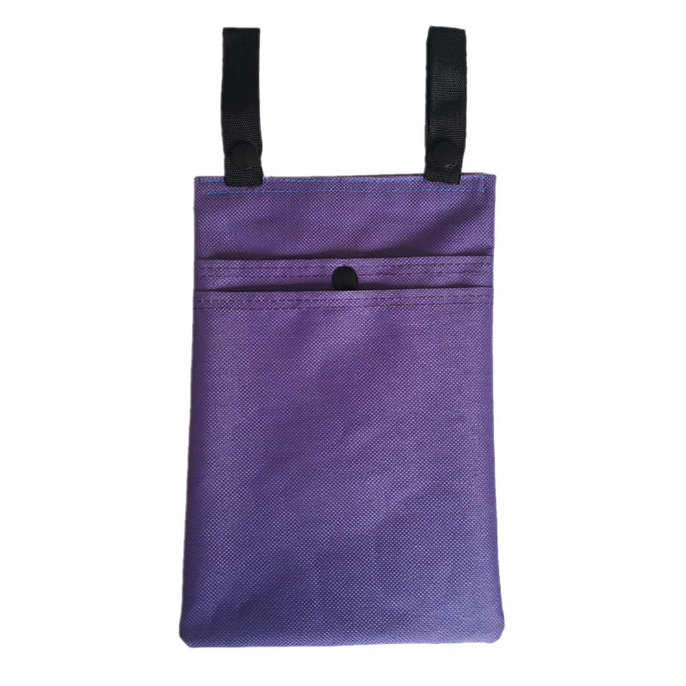 Bike Handlebar Bag Bike Frame Bag Bicycle Slim Portable Storage Bag - Purple