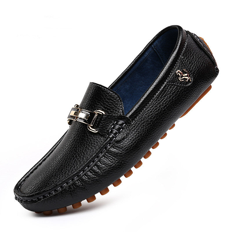 2022 White Loafers Men Handmade Leather Shoes Black Casual Driving Flats Blue Slip-On Moccasins Boat Shoes Plus Size 46 47 48