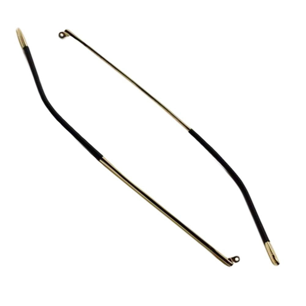1 Pair Vintage Metal Frame Replacement Temple Arm for Eyeglasses, Gold