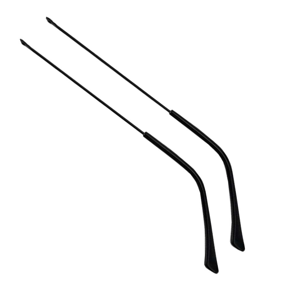 1 Pair Vintage Glasses Metal Frame Temple Eyeglasses Replacement Arms, Black