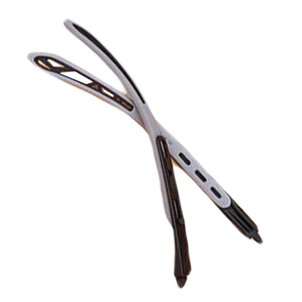 1 Pair Adjustable Plastic Glasses Replacement Temples Legs for Kids, Grey