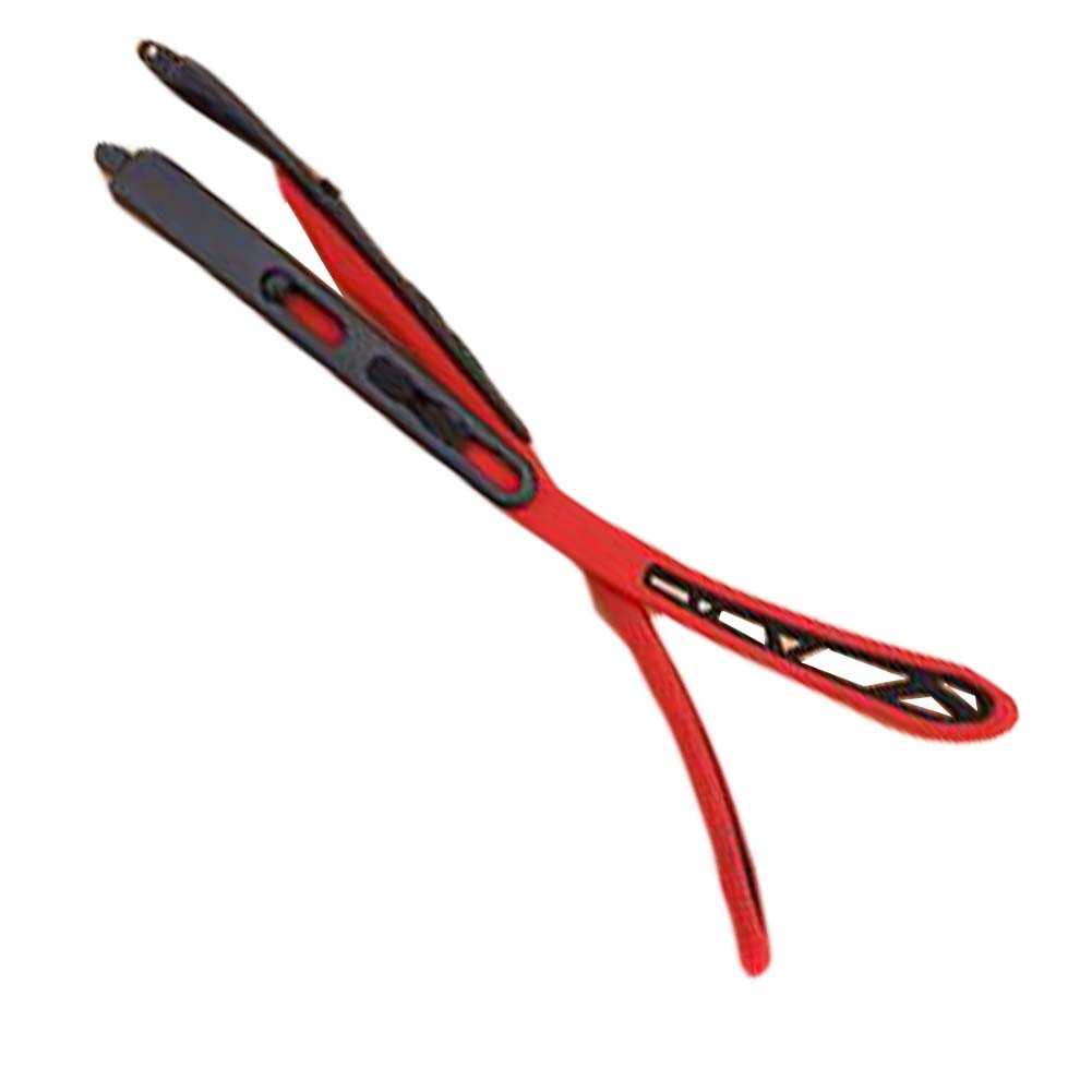 1 Pair Adjustable Plastic Glasses Replacement Temples Arms Kids Eyewear Legs, Black Red