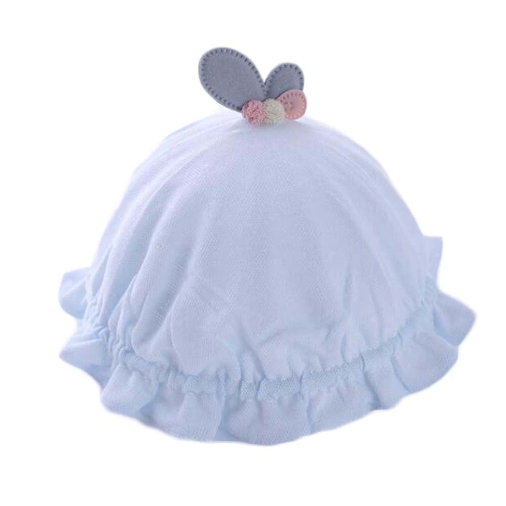 Blue Cute Baby Winter Fall Hat Infant Girls Boys Bucket Hat Cotton Baby Hat,0-3 Months