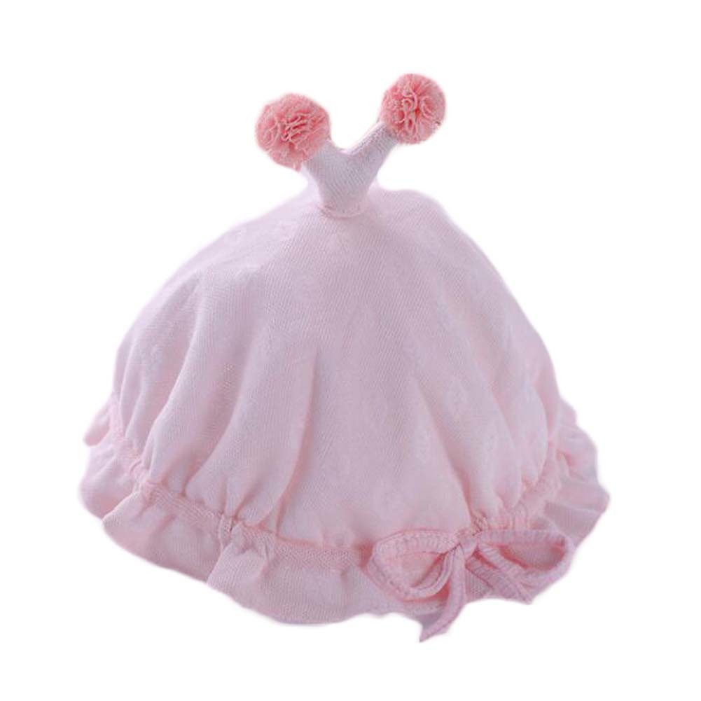 Pink Cute Baby Winter Fall Hat Infant Bucket Hat Cotton Baby Hat for Girls Boys,0-3 Months