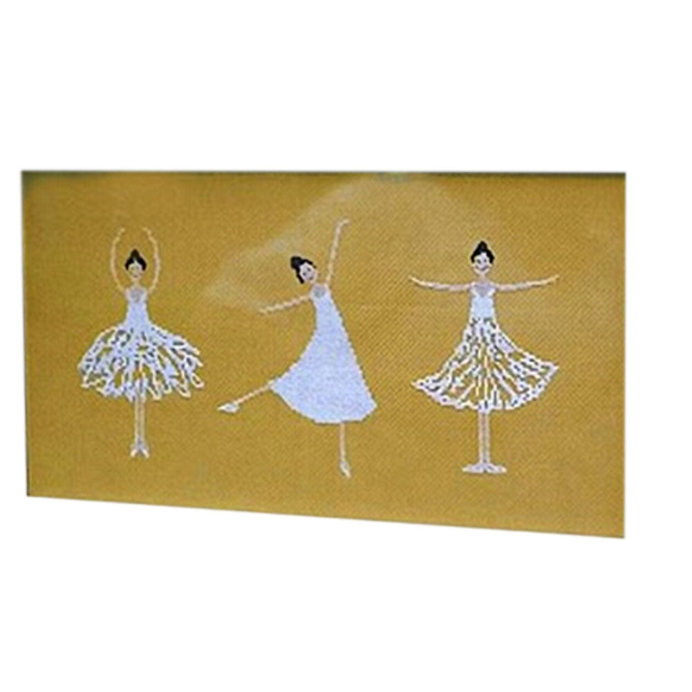 Lovely Ballet Girls DIY Cross-Stitch 11 CT Embroidery Kits Art Craft(14.9*7.8'')