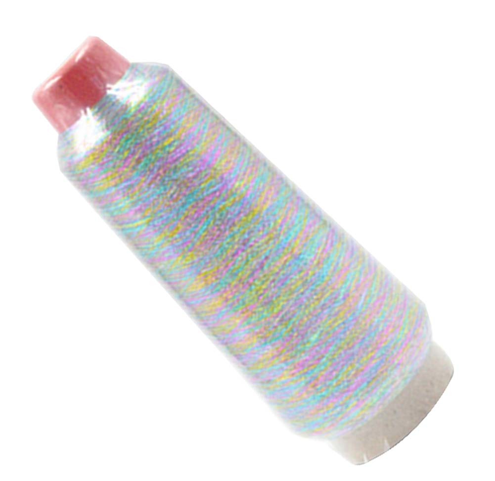 Embroidery Thread Machine Embroidery Thread Sewing, 3000 Meters, Colorful Silver