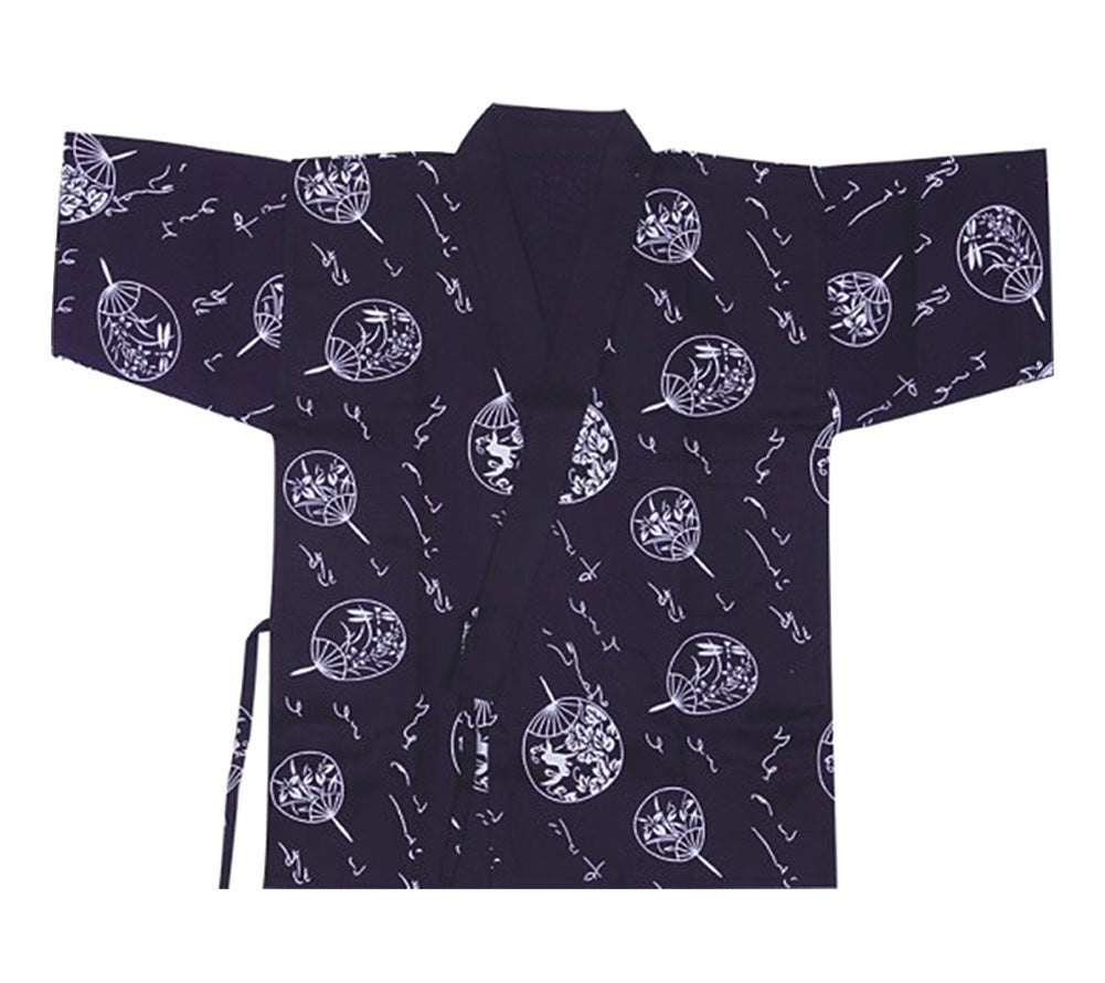 Kimono Sushi Chef Coat Uniform Japanese Restaurant Workwear for Men Women #12