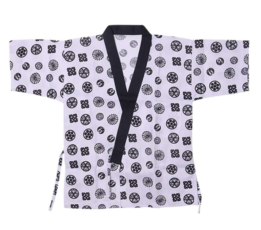 Kimono Sushi Chef Coat Uniform Japanese Restaurant Workwear for Men Women #17