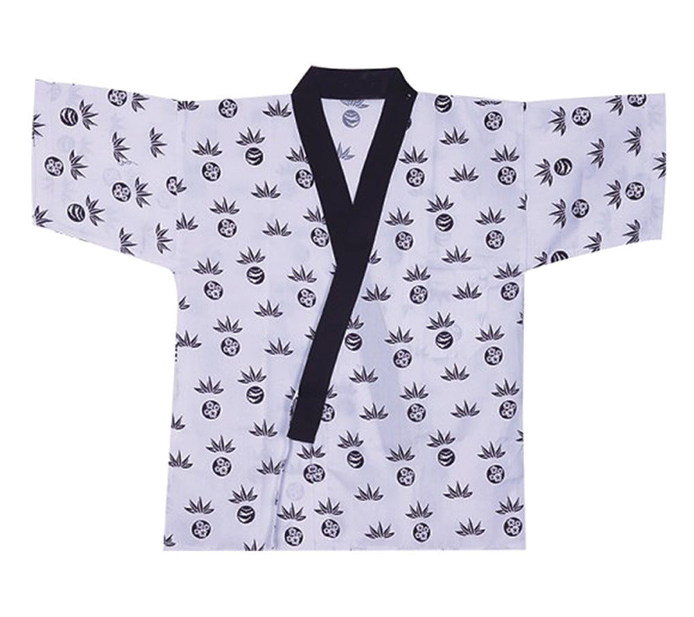 Kimono Sushi Chef Coat Uniform Japanese Restaurant Workwear for Men Women #15